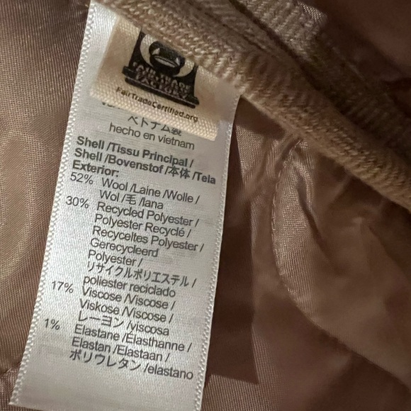 Madwell Wool Quilted Bomber Jacket Sz. XS - Picture 6 of 9